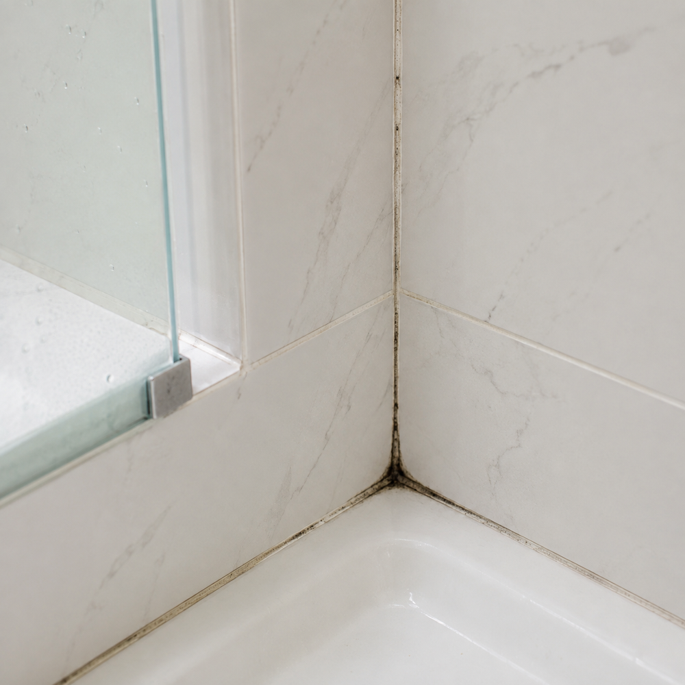 Shower Tile + Grout