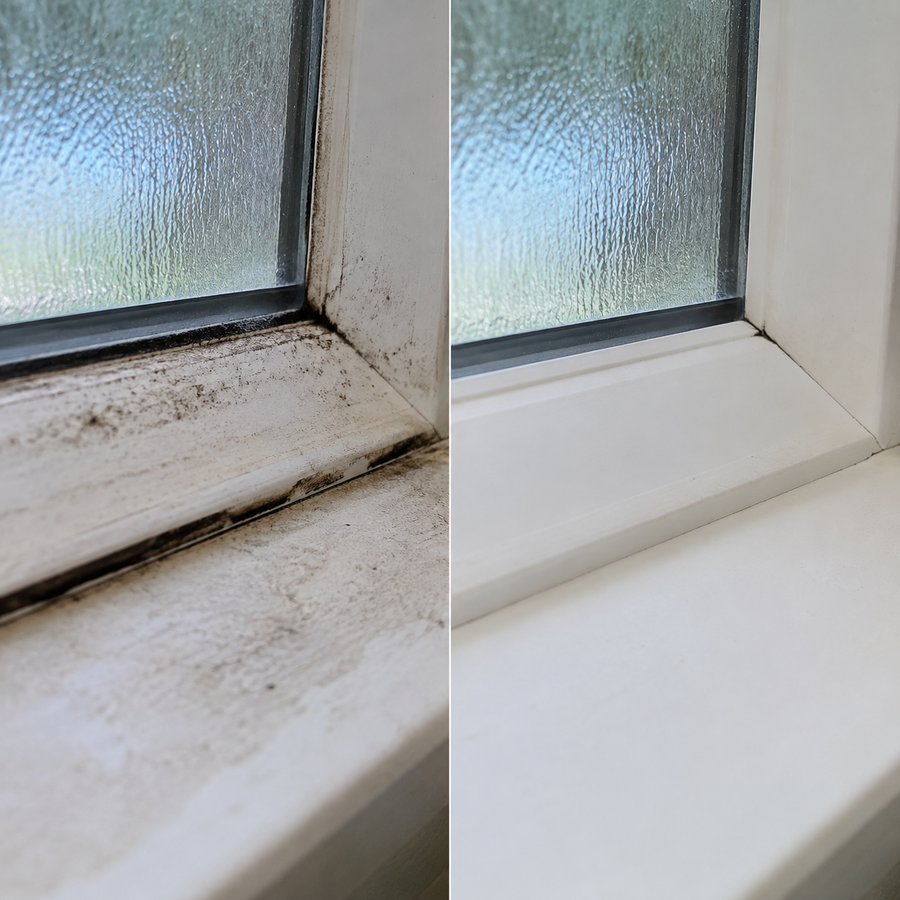The condensation stains finally looked under control